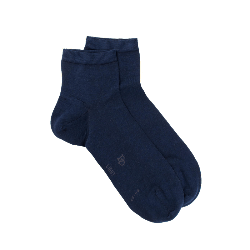 Doré Doré Socquettes Homme Light En Fil D'écosse - Bleu