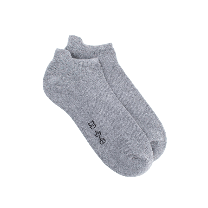 doré doré Socquettes sport homme en coton à bouclettes - Gris clair