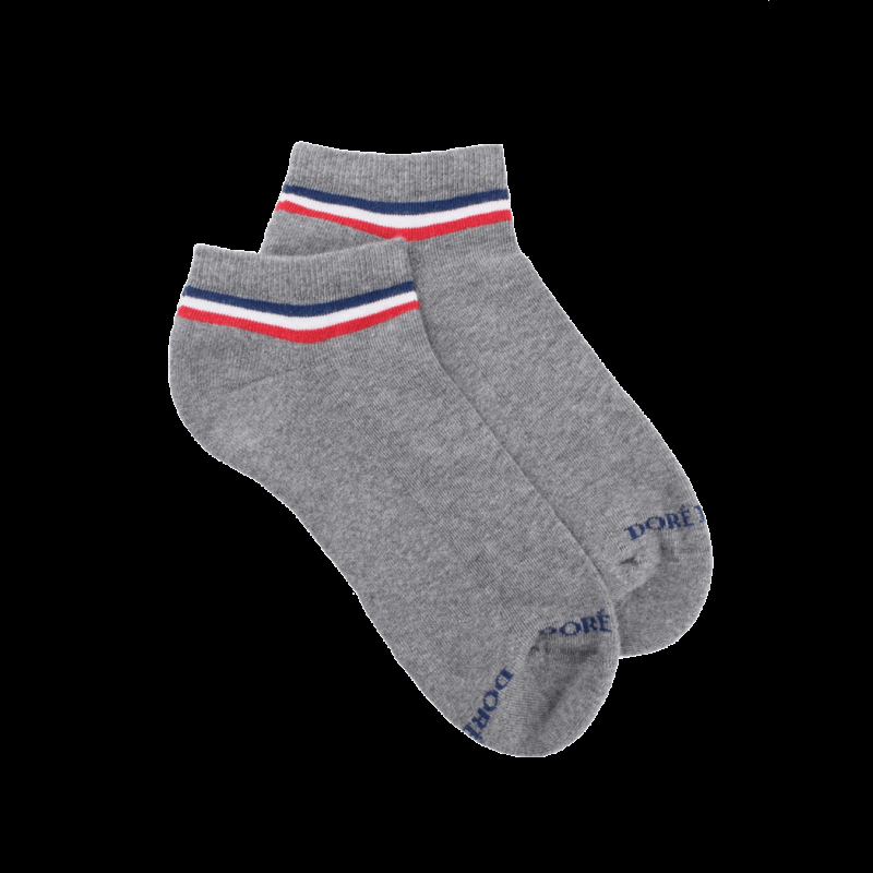doré doré Socquettes sportifs en coton éponge pour hommes - Gris Rocheux