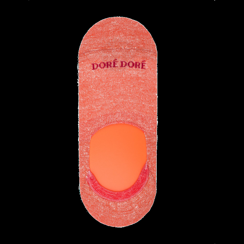 Doré Doré Solerettes En Coton Et Lin Pour Hommes - Paprika