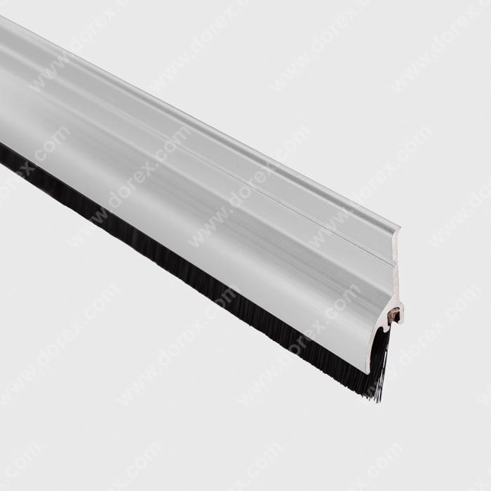 dorex DGS-WAR480B DOOR SWEEP WITH NYLON BRUSH AND RAIN DRIP