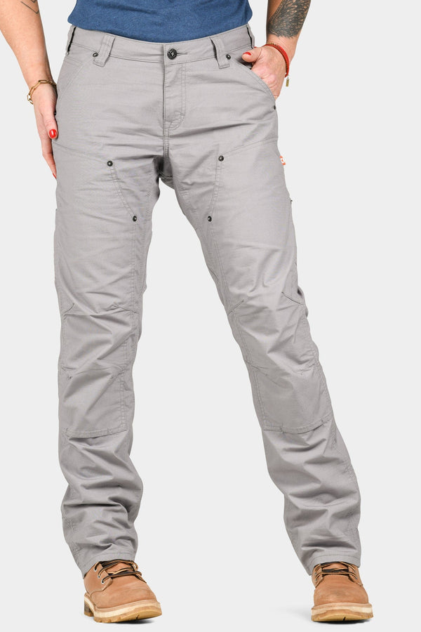 Dovetail Workwear Anna Ultra Light Trail Pant In Dove Grey Ripstop