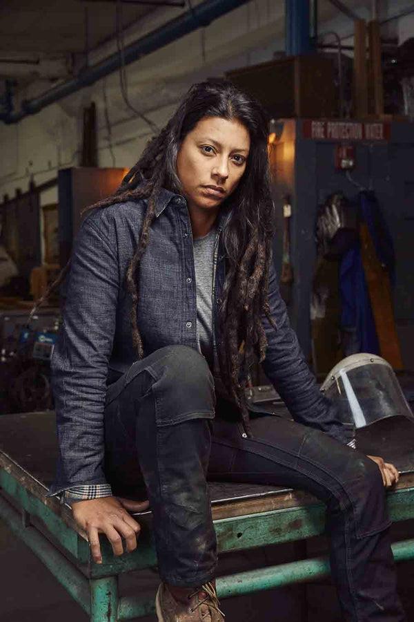 Dovetail Workwear Britt Utility In No Fade Black Canvas