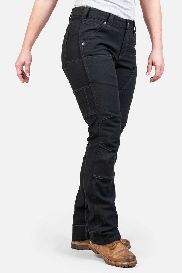 Dovetail Workwear Britt Utility In No Fade Black Canvas