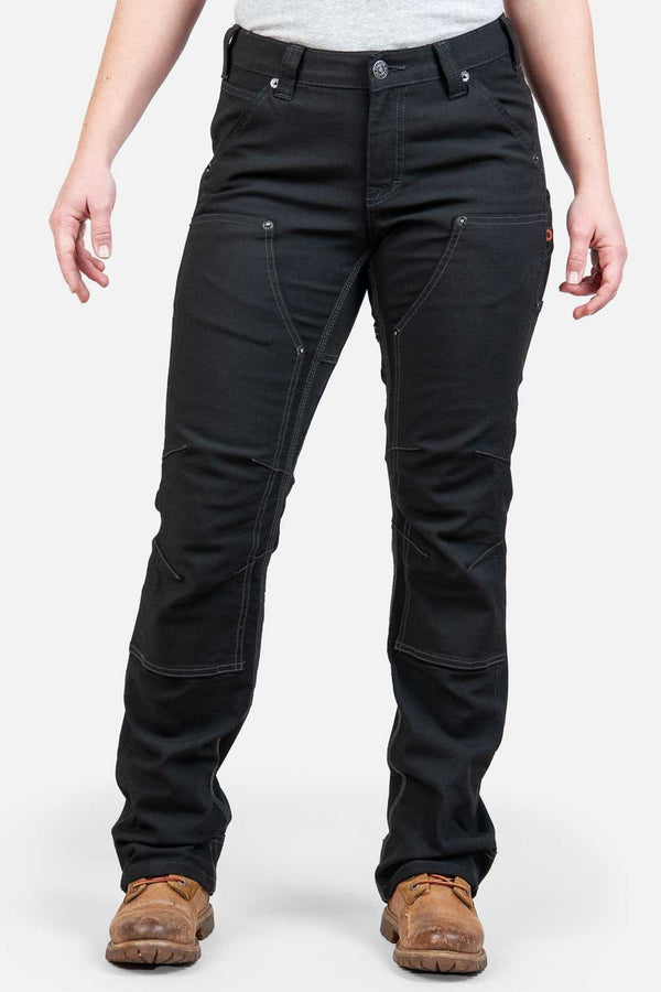 dovetail workwear Britt Utility in No Fade Black Canvas