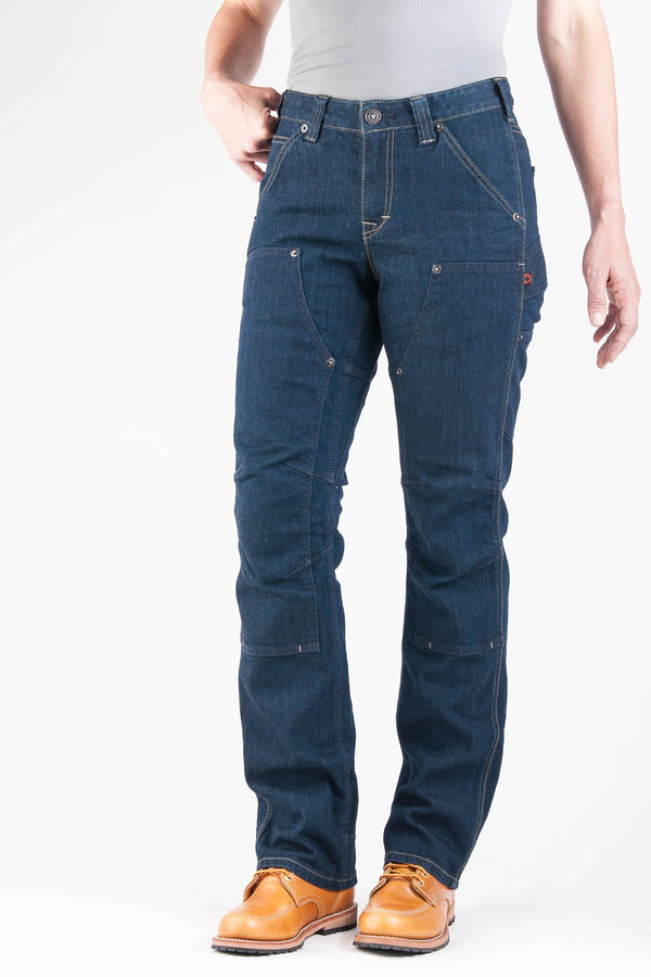 Dovetail Workwear Britt Utility In Reinforced Indigo Denim