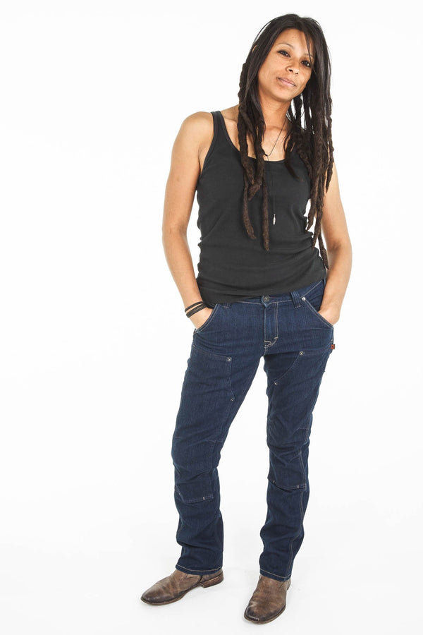 dovetail workwear Britt Utility in Reinforced Indigo Denim