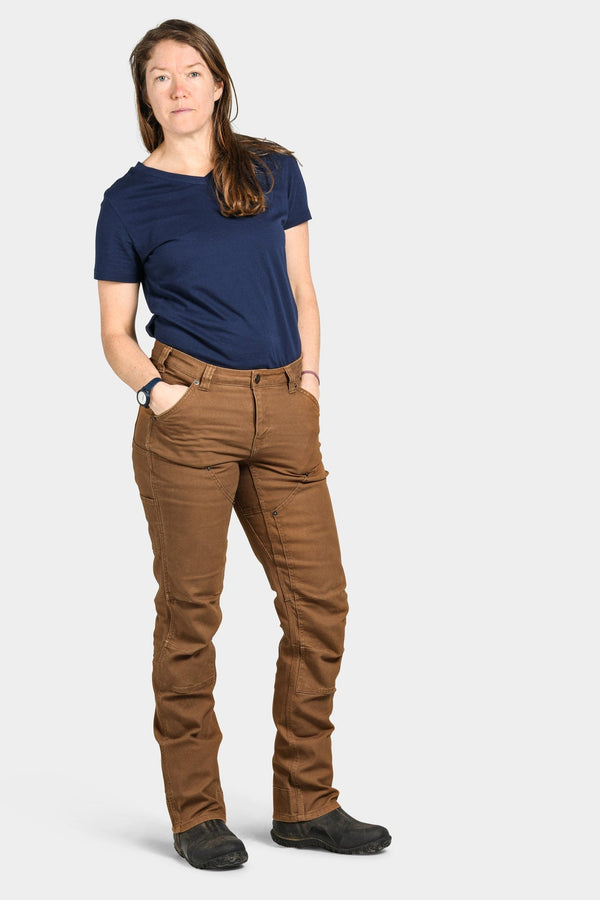 Dovetail Workwear Britt Utility In Saddle Brown Canvas
