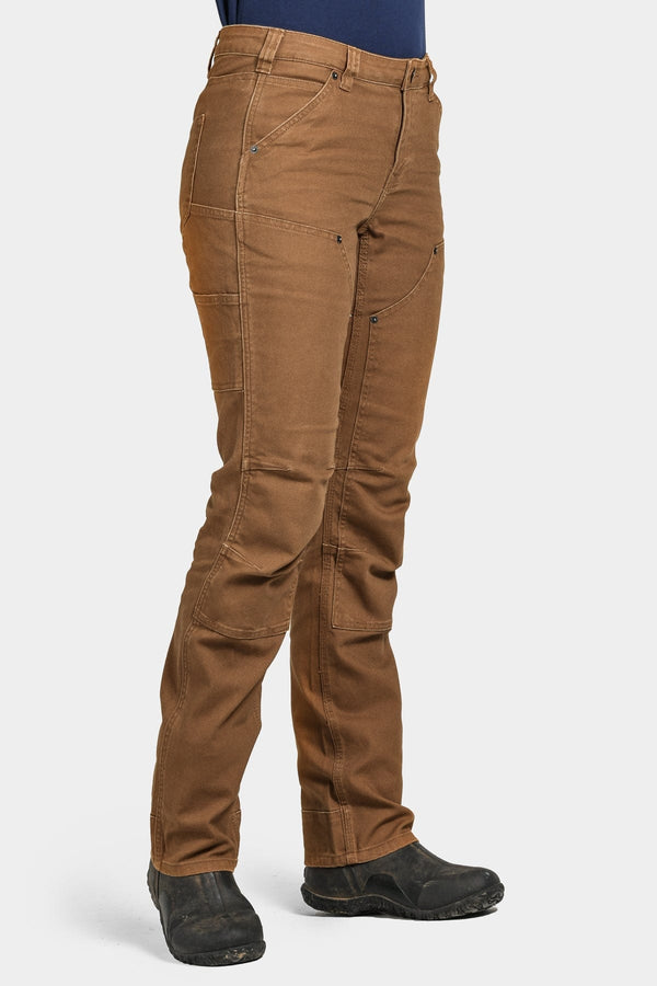 Dovetail Workwear Britt Utility In Saddle Brown Canvas