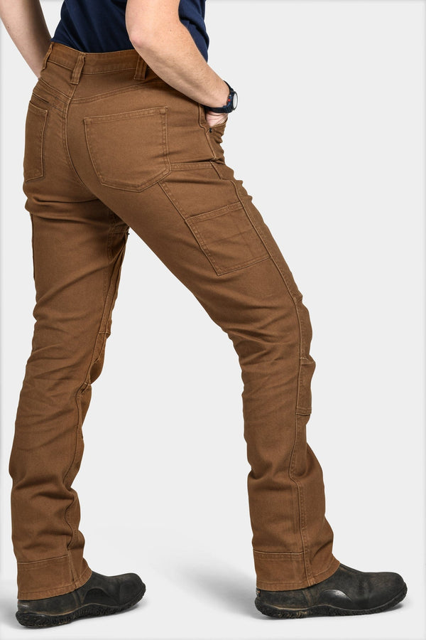 Dovetail Workwear Britt Utility In Saddle Brown Canvas
