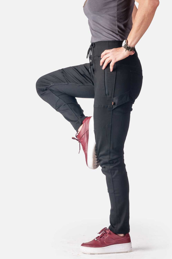 Dovetail Workwear Christa DIY In Black Performance Modal