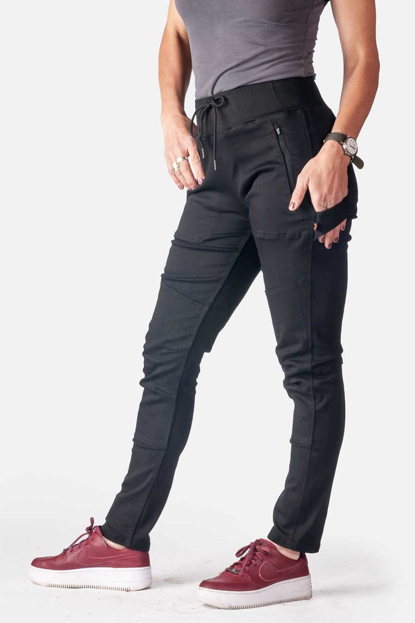 Dovetail Workwear Christa DIY In Black Performance Modal
