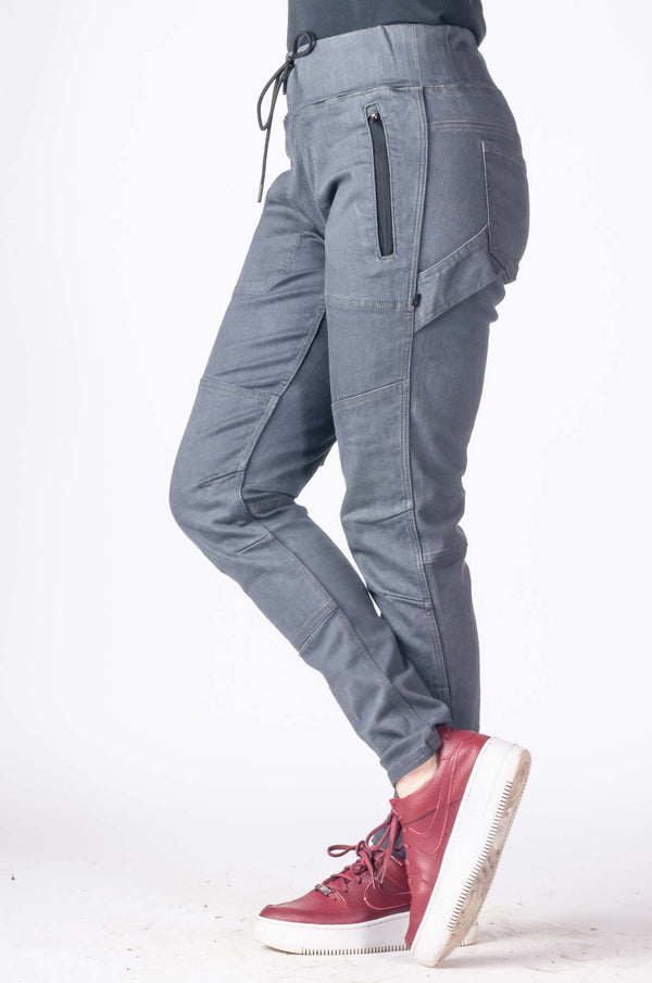 Dovetail Workwear Christa DIY In Magnet Grey Performance Denim