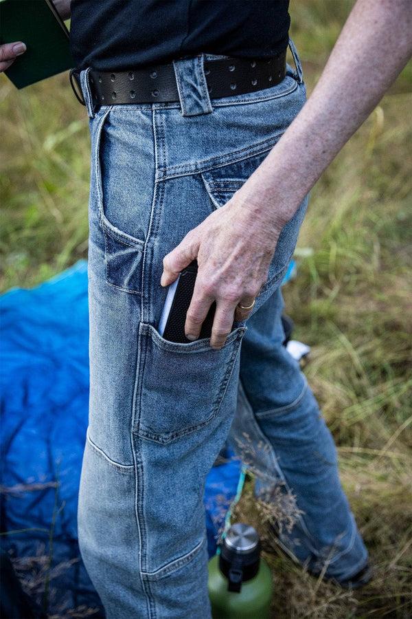 Dovetail Workwear Day Construct Work Pant In Vintage Stretch Denim