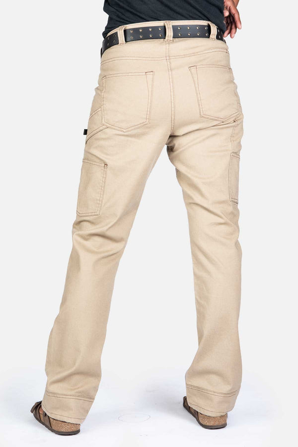 Dovetail Workwear Anna Taskpant In Khaki Canvas