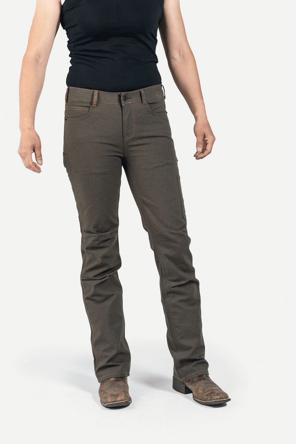 dovetail workwear DX Bootcut Dark Kodiak Canvas