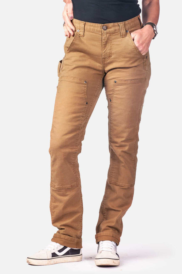 Dovetail Workwear Maven X In Saddle Brown Canvas