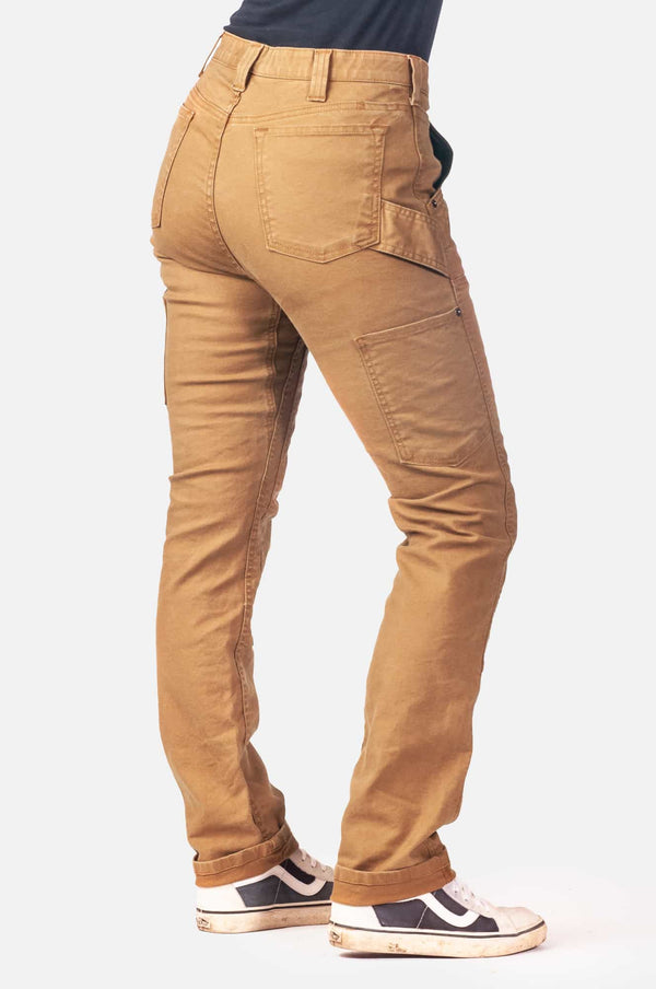 Dovetail Workwear Maven X In Saddle Brown Canvas
