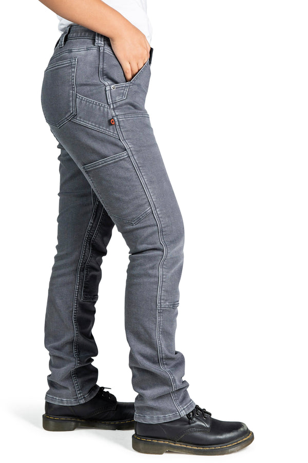 Dovetail Workwear Maven X In Thermal Grey Denim