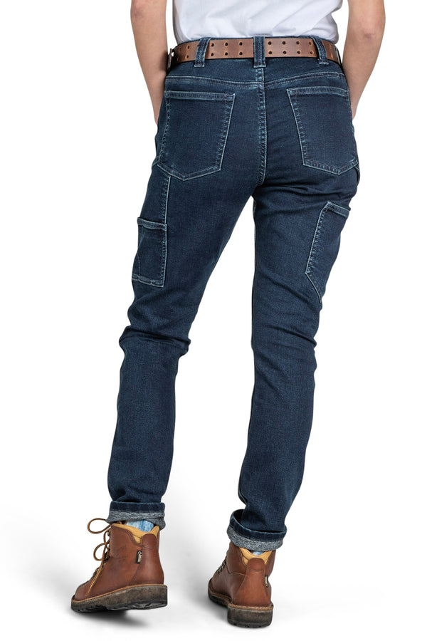 Dovetail Workwear Maven X In Thermal Indigo Denim