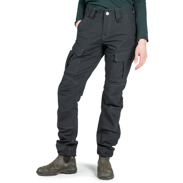 dovetail workwear Ready Set Cargo in Black Ripstop