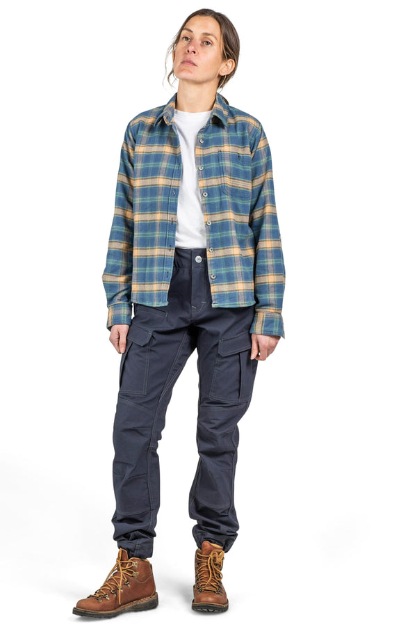 Dovetail Workwear Ready Set Cargo In Navy Ripstop