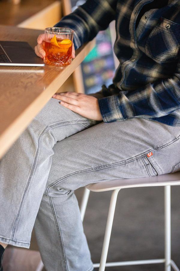Dovetail Workwear Shop Pant In Magnet Grey