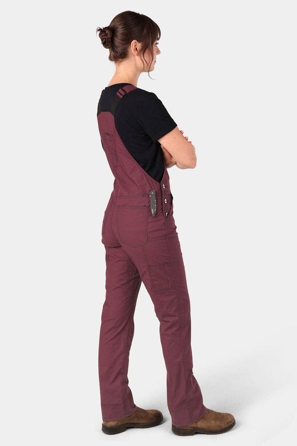 Dovetail Workwear Freshley Overalls In Ultra Light Elderberry Ripstop