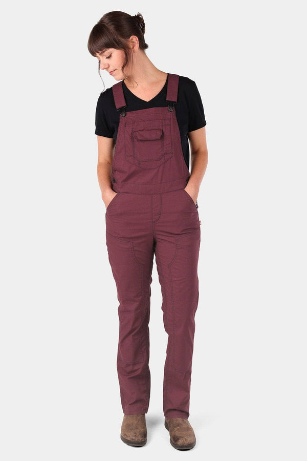 dovetail workwear Freshley Overalls in Ultra Light Elderberry Ripstop