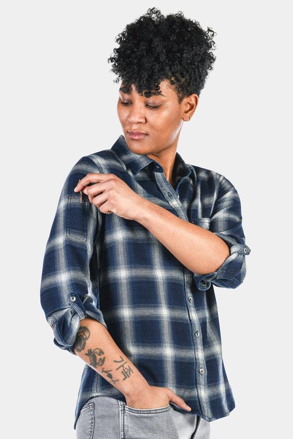 Dovetail Workwear Givens Work Shirt In Stretch Flannel
