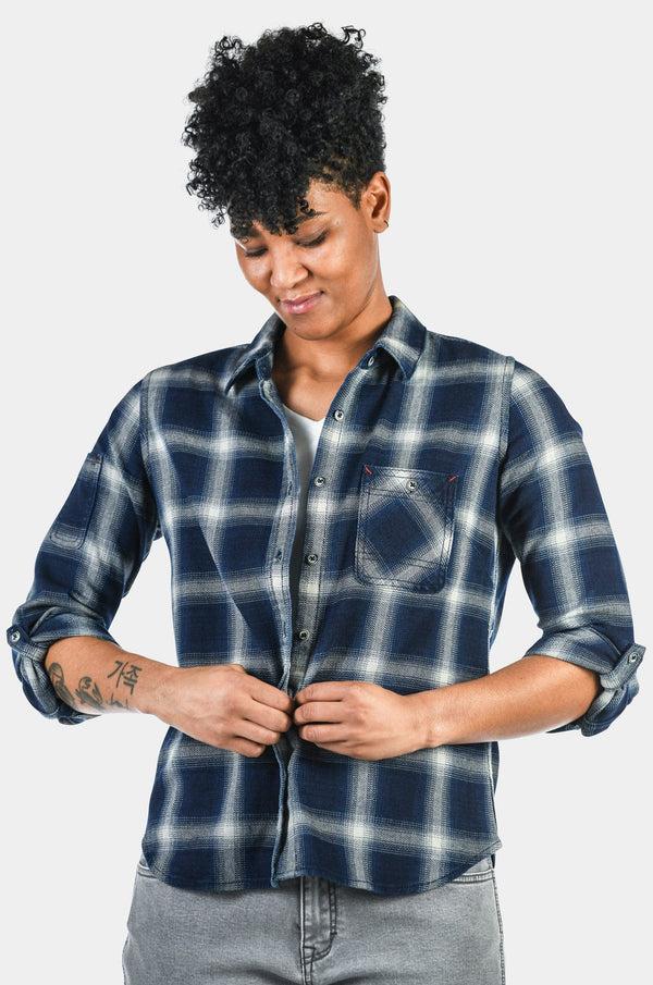 dovetail workwear Givens Work Shirt in Stretch Flannel