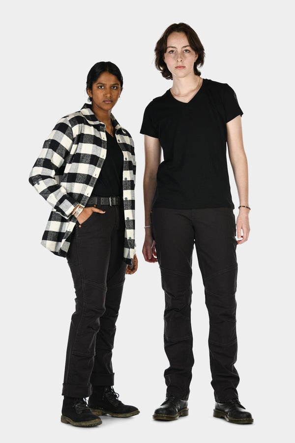 Dovetail Workwear GO TO™ Stretch Canvas Pants In Carbon Black