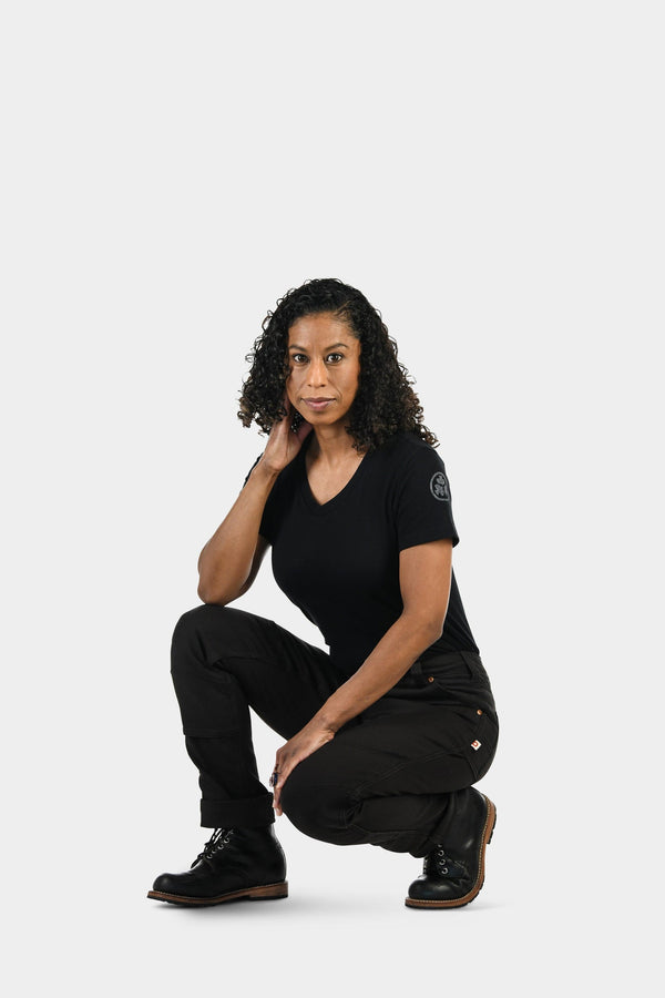 Dovetail Workwear GO TO™ Stretch Canvas Pants In Carbon Black