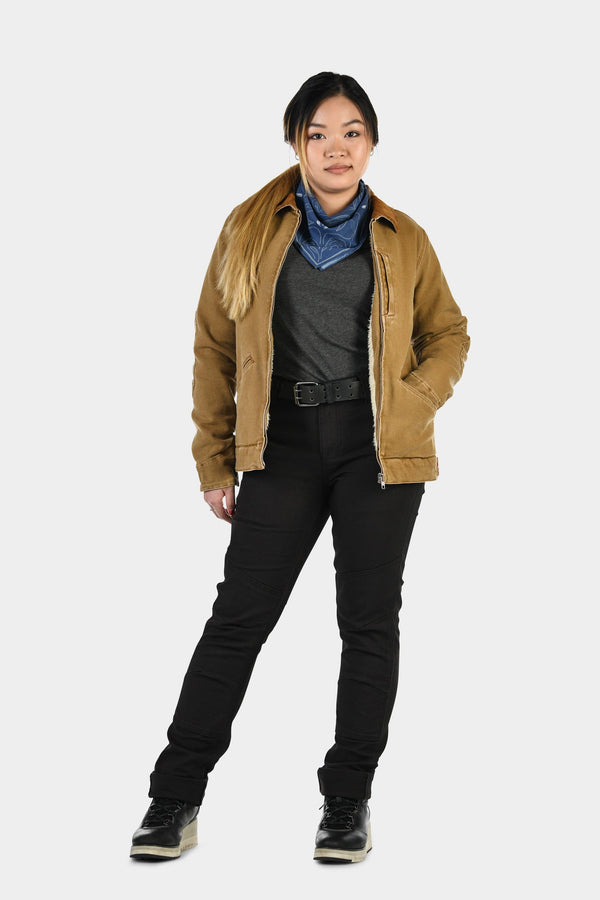 dovetail workwear GO TO™ Stretch Canvas Pants in Carbon Black