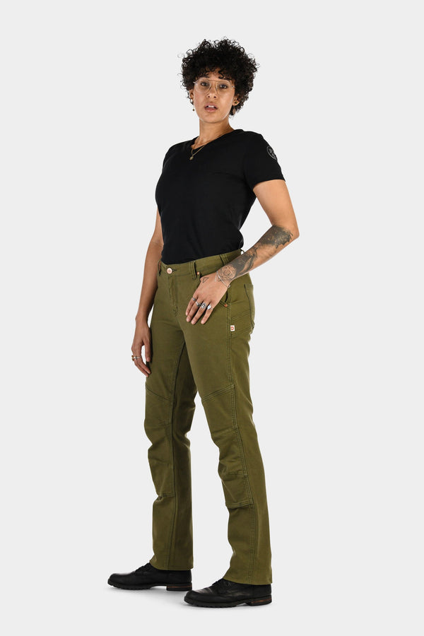 Dovetail Workwear GO TO™ Stretch Canvas Pants In Kelp Green