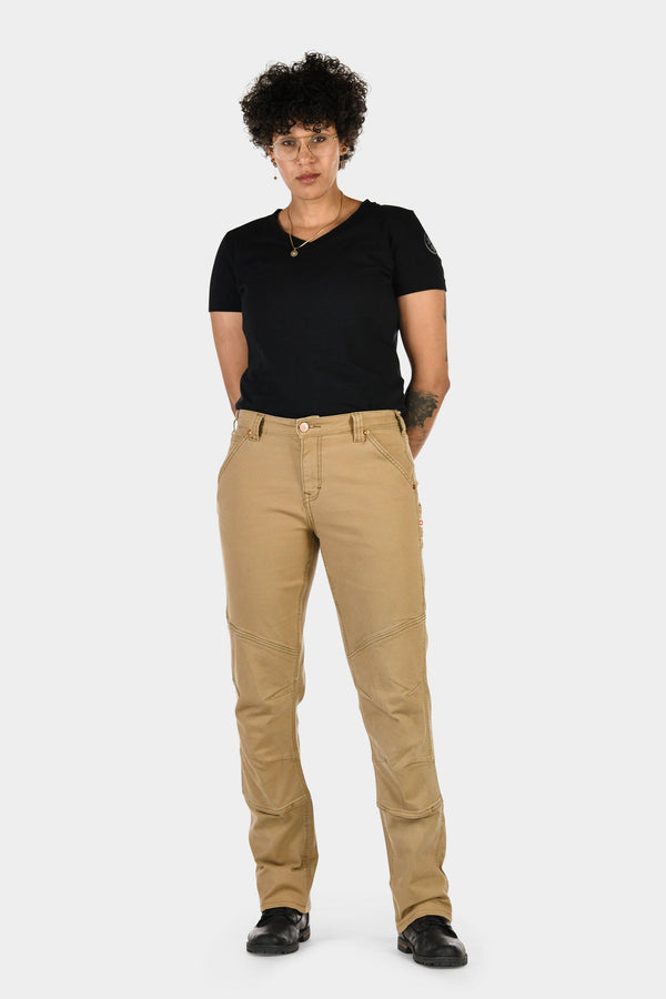 dovetail workwear GO TO™ Stretch Canvas Pants in Sawdust Brown