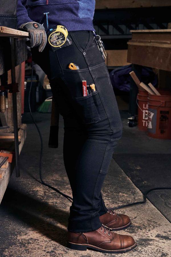 Dovetail Workwear Maven Slim In No Fade Black Denim