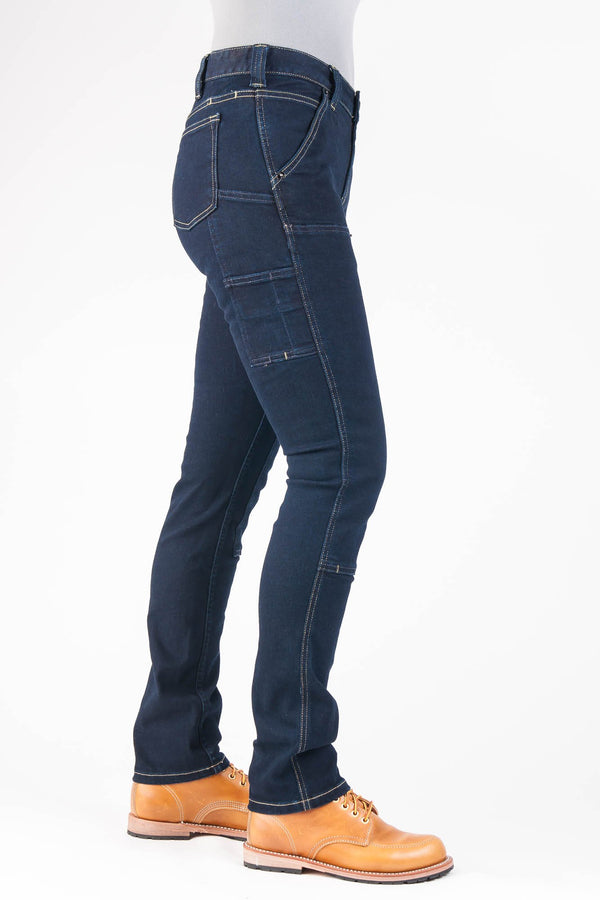 Dovetail Workwear Maven Slim In PowerFlex Indigo Denim