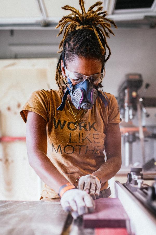 dovetail workwear Work Like a Mother™ Crew Neck Tee