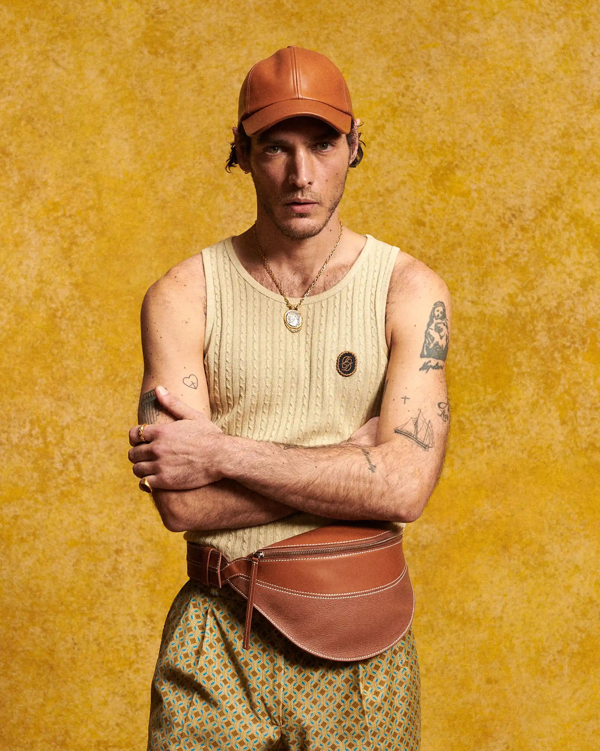 Drôle De Monsieur La Casquette Cuir