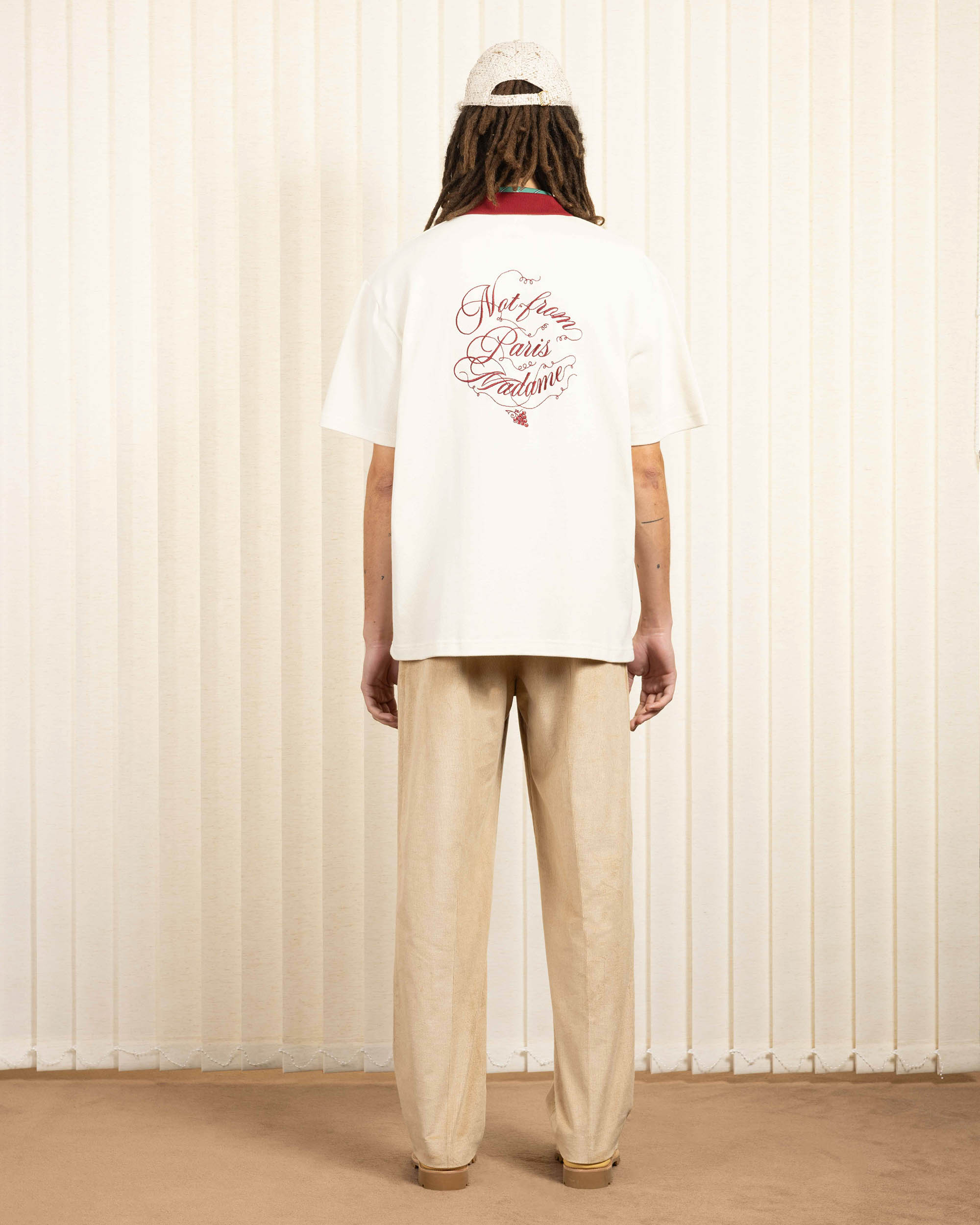 Drôle De Monsieur La Chemise Piquée Slogan Vignes