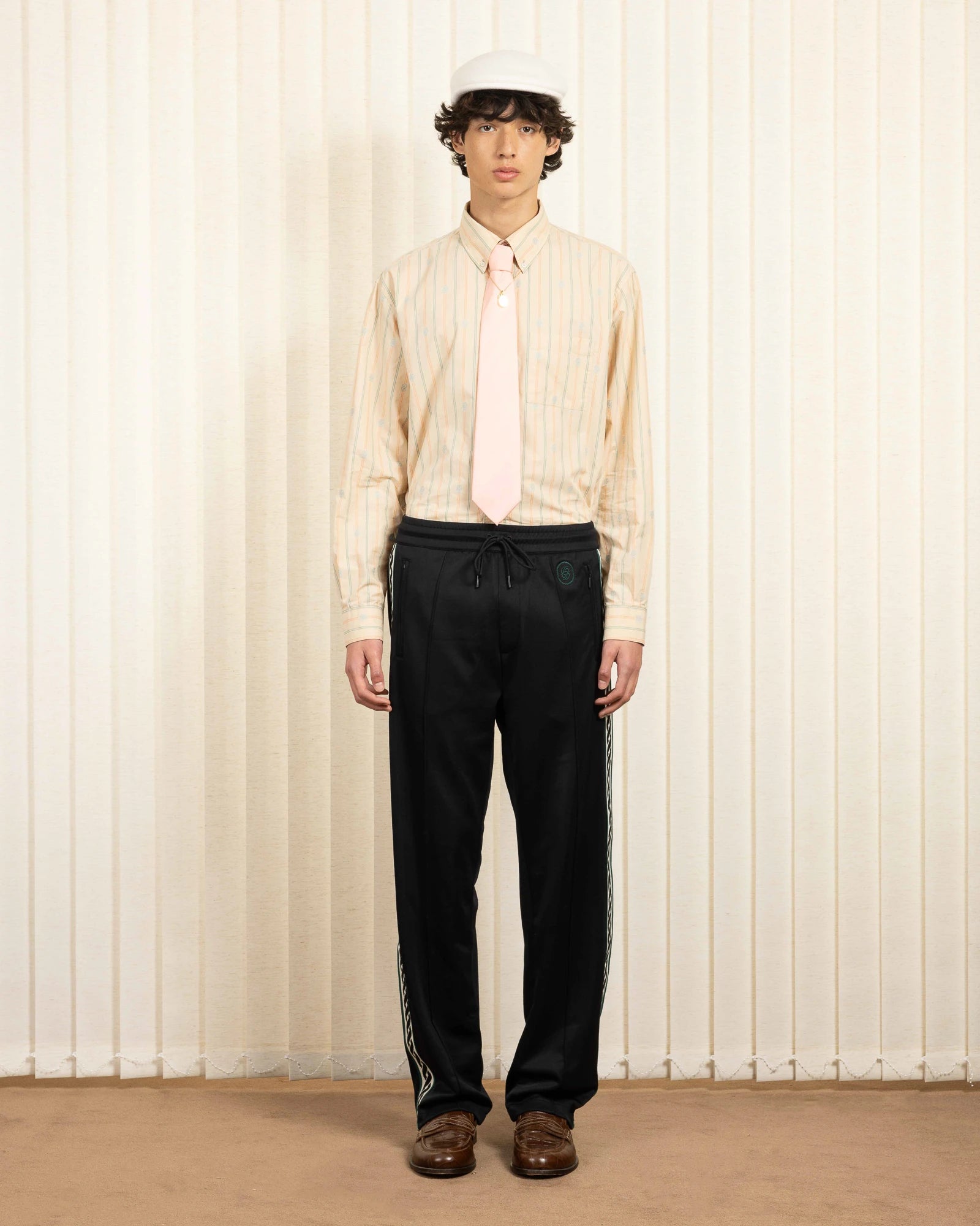 Drôle De Monsieur La Chemise Rayée Monogramme