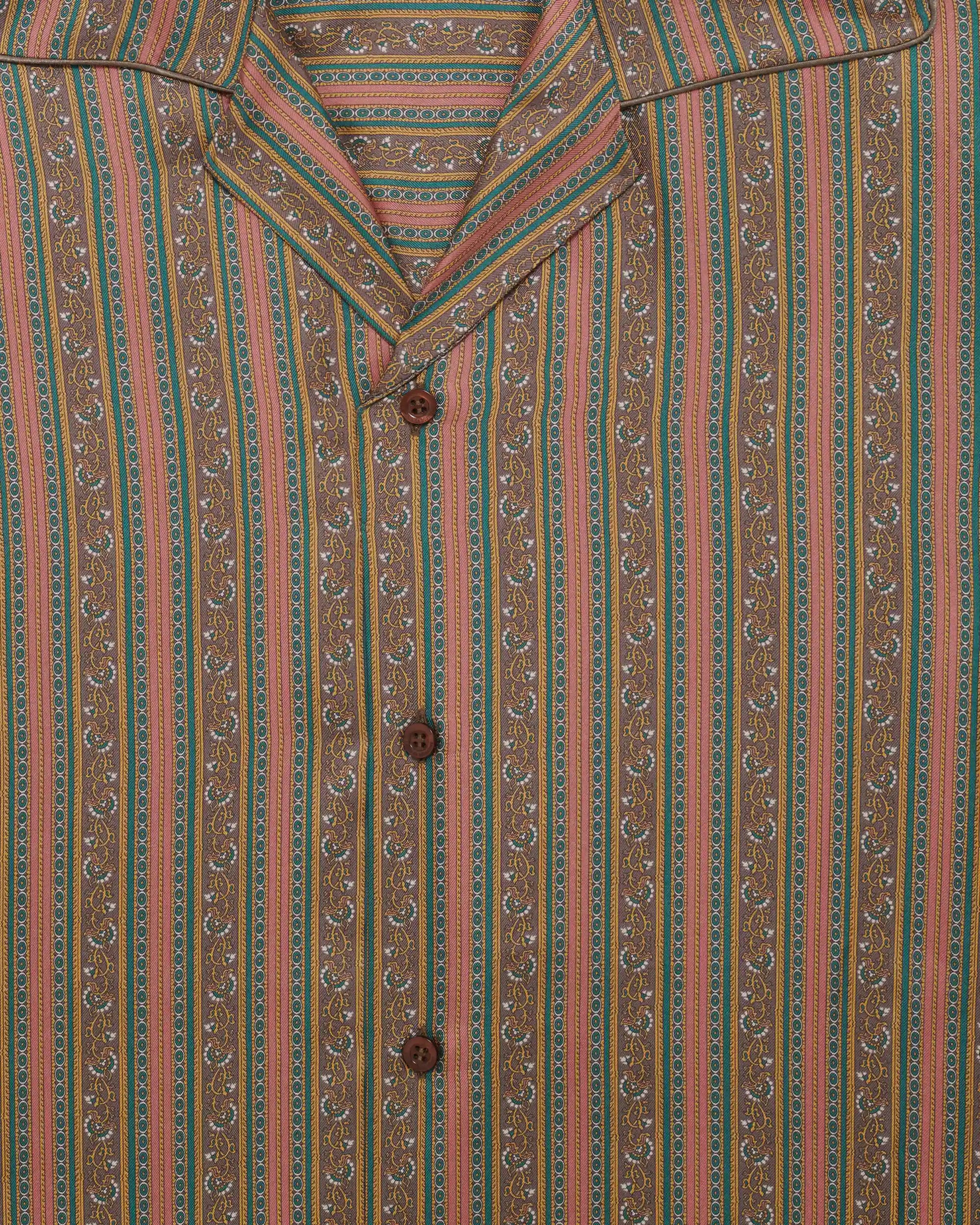 Drôle De Monsieur La Chemise Rayure Fleuries