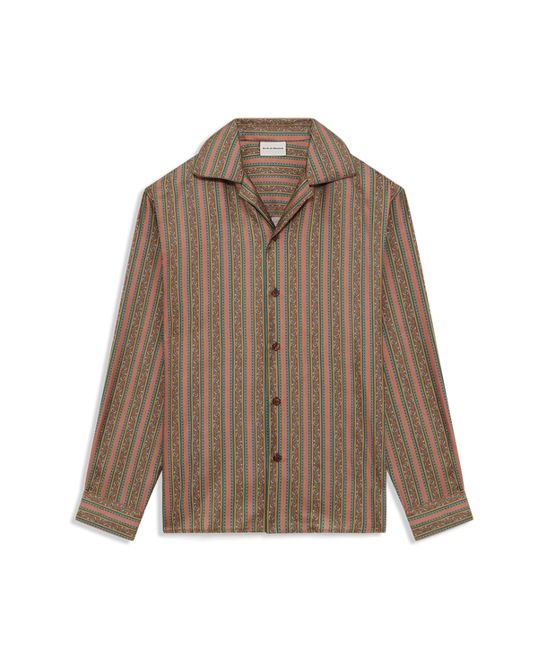 drôle de monsieur La Chemise Rayure Fleuries