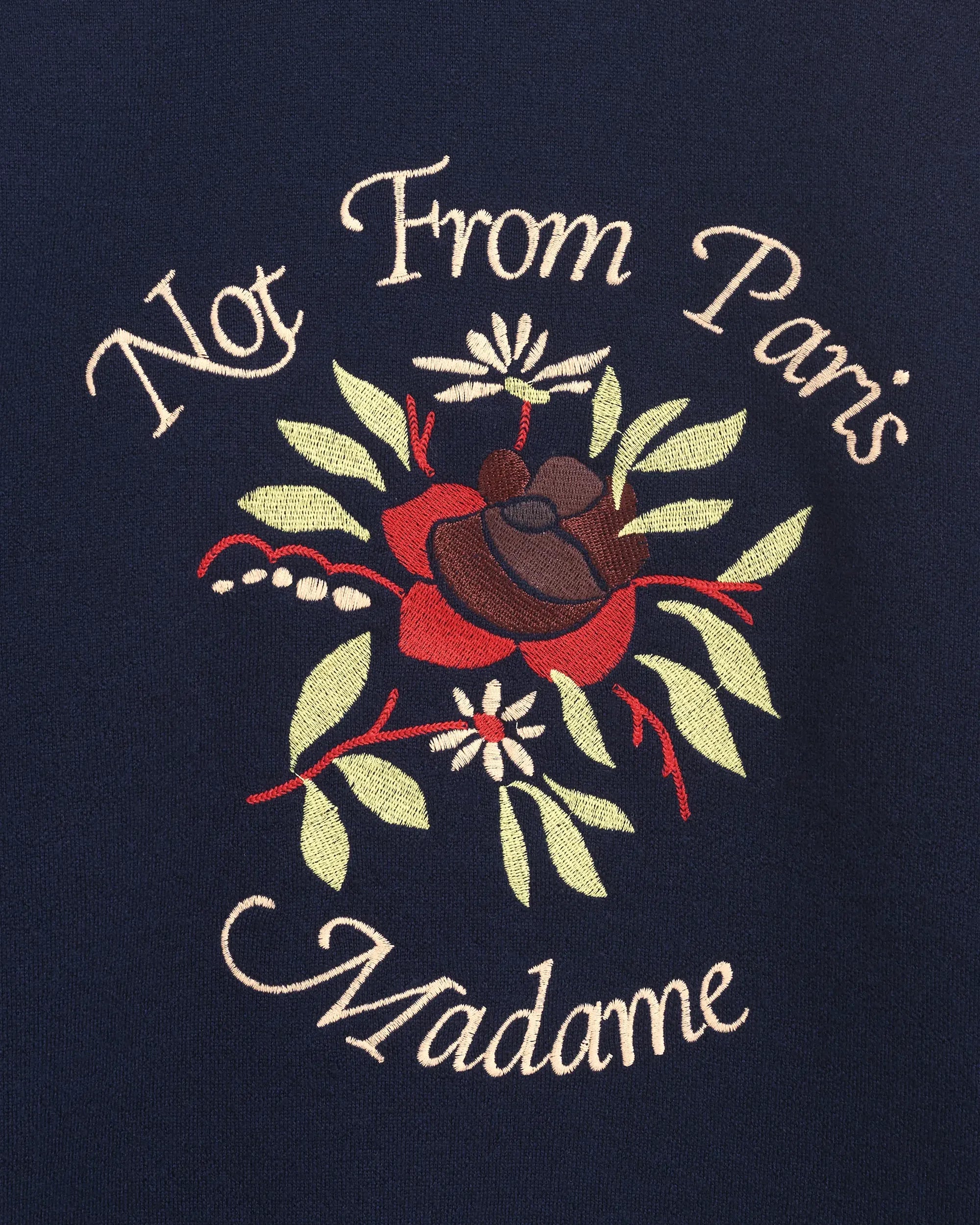 Drôle De Monsieur La Maille Slogan Fleurs