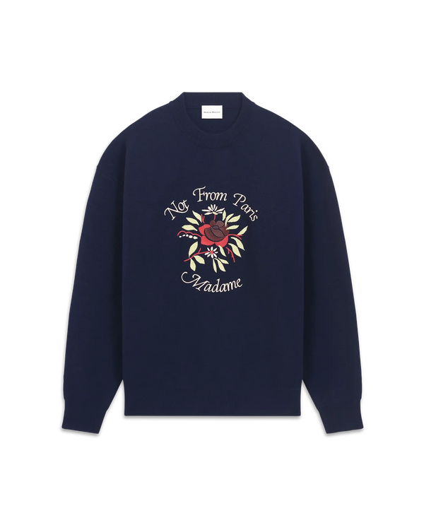 drôle de monsieur La Maille Slogan Fleurs