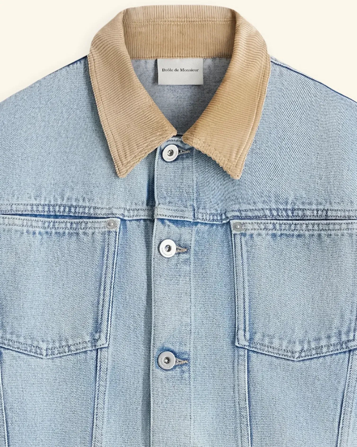 Drôle De Monsieur La Veste Jean Délavée