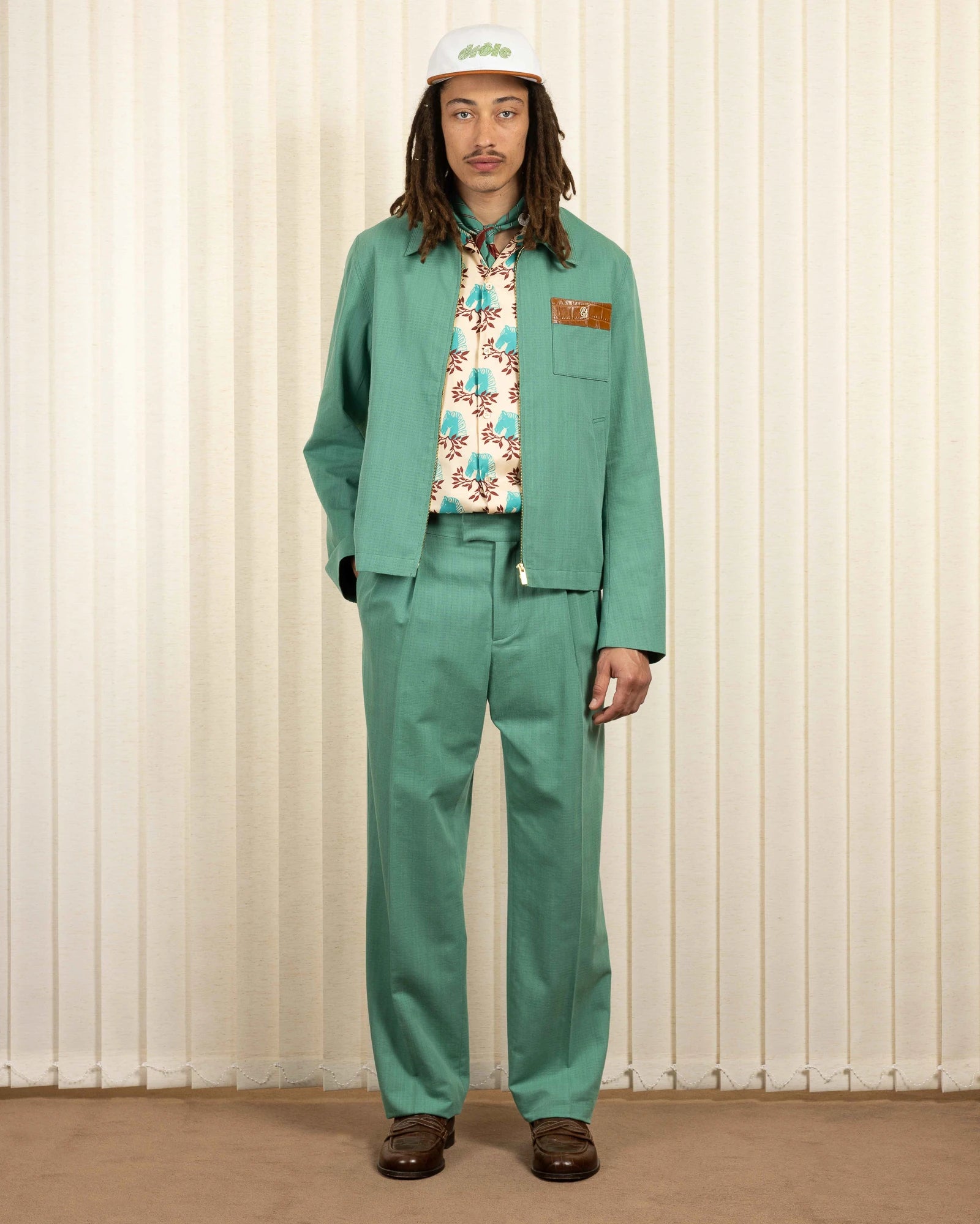 Drôle De Monsieur Le Blouson Droit Panama