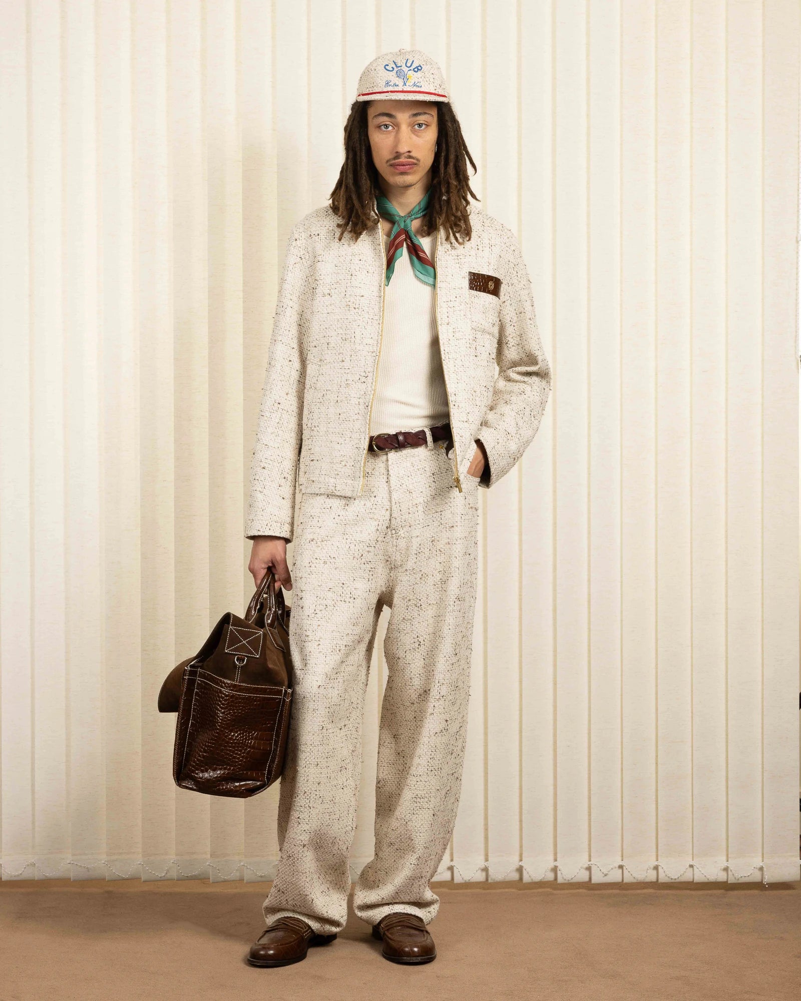 Drôle De Monsieur Le Blouson Droit Tweed
