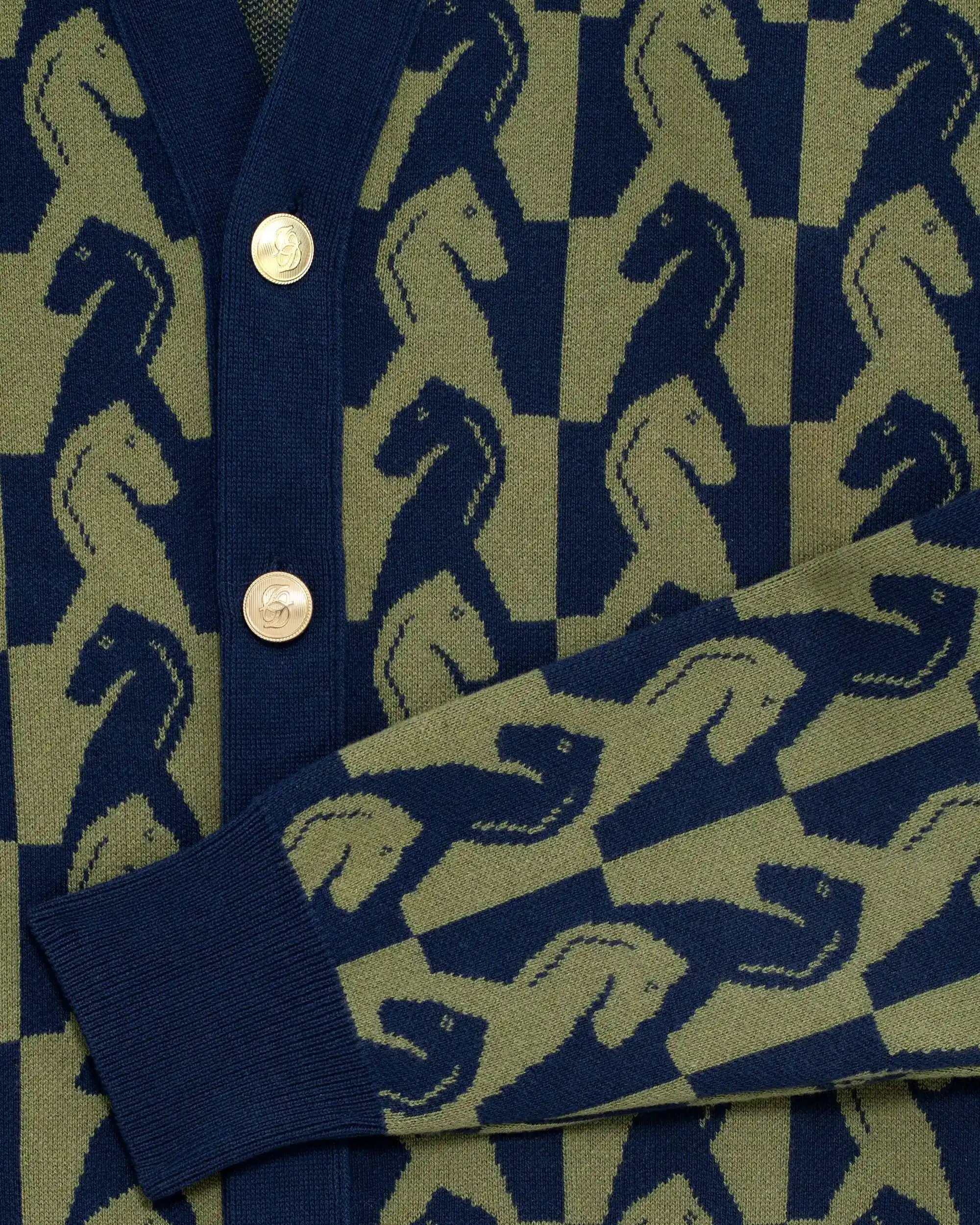 Drôle De Monsieur Le Cardigan Échiquier